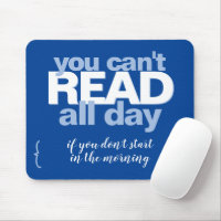 Lesen Sie das ganze Tag Funny Book Lover Typografy