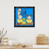 Lesen Sie das Lesefehlerplakat Poster (Küche)