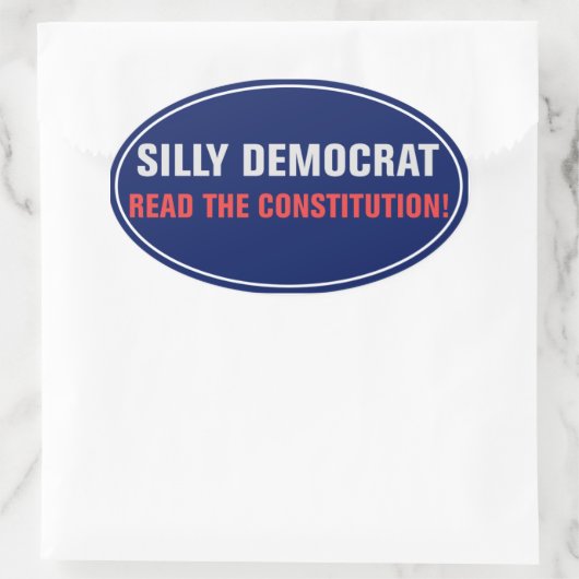 Lesen Sie den Aufkleber "Verfassung" (Tasche)