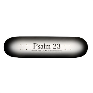 Lesen Sie den Bibel-Psalm 23 Skateboard