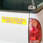 Lesen Sie den Bill-Autoaufkleber Autoaufkleber (Auf Lkw)