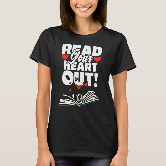 Lesen Sie den Heft Out Book Reader T-Shirt (Vorderseite)