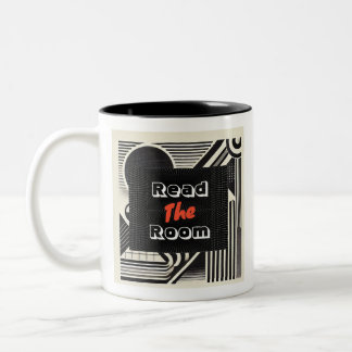 Lesen Sie den Raum Zweifarbige Tasse