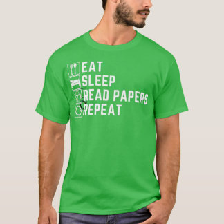 Lesen Sie den Schlaf-Lesepapieren wiederholen 1 T-Shirt