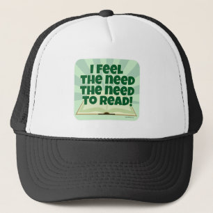 Lesen Sie den Slogan "Spaß beim Bookworm" Truckerkappe
