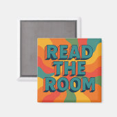 Lesen Sie den Zimmerretro Magnet (Vorderseite/Rückseite)