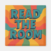 Lesen Sie den Zimmerretro Magnet (Vorne)