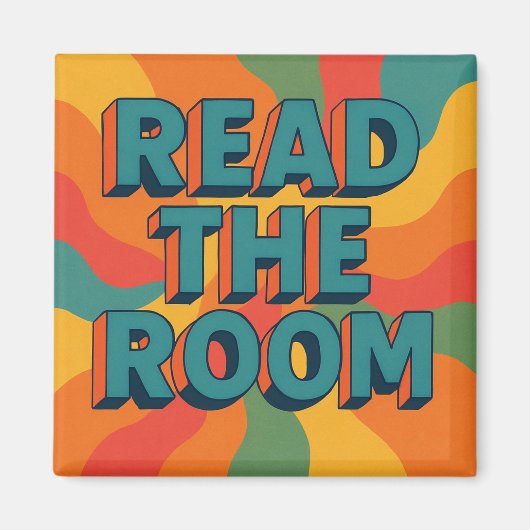 Lesen Sie den Zimmerretro Magnet (Vorne)