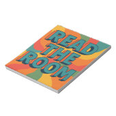 Lesen Sie den Zimmerretro Notizblock (Rotiert)