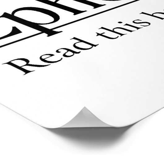 Lesen Sie die Bibel Ephesians 3:14-21 Poster (Ecke)