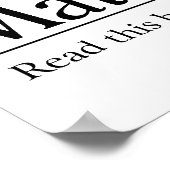 Lesen Sie die Bibel Matthew 5:1-12 Poster (Ecke)