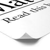 Lesen Sie die Bibel Matthew 7:24-27 Poster (Ecke)