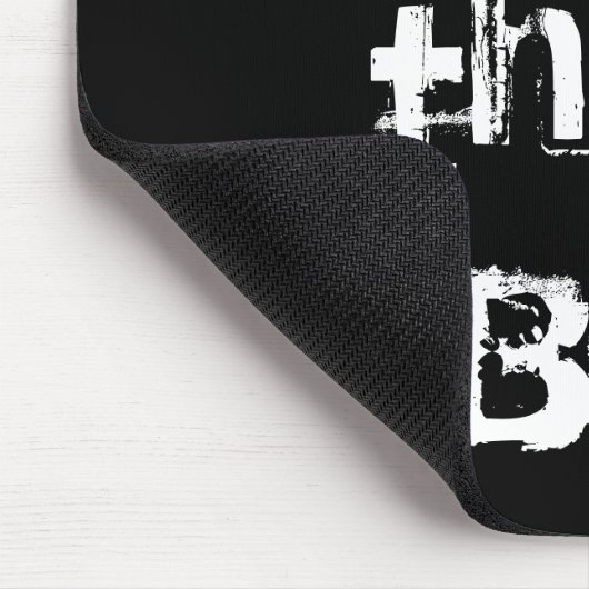 Lesen Sie die Bibel Schwarz und Weiß Mousepad (Ecke)