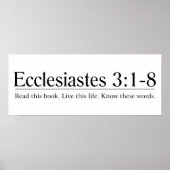Lesen Sie die Bibelkirche 3:1-8 Poster (Vorne)