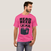 Lesen Sie die heilige Bibel und folgen Sie ihrer F T-Shirt (Vorne ganz)