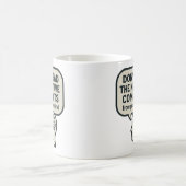Lesen Sie die negativen Kommentare nicht Kaffeetasse (Mittel)