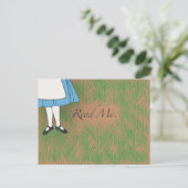 Lesen Sie die Postkarte (Stehend Vorderseite)