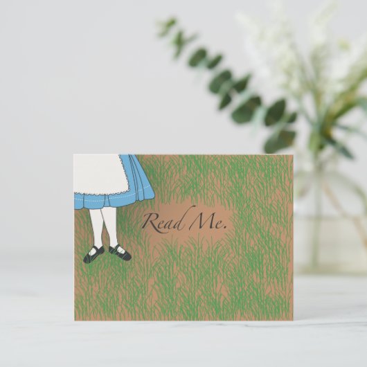 Lesen Sie die Postkarte (Stehend Vorderseite)