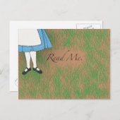 Lesen Sie die Postkarte (Vorne/Hinten)