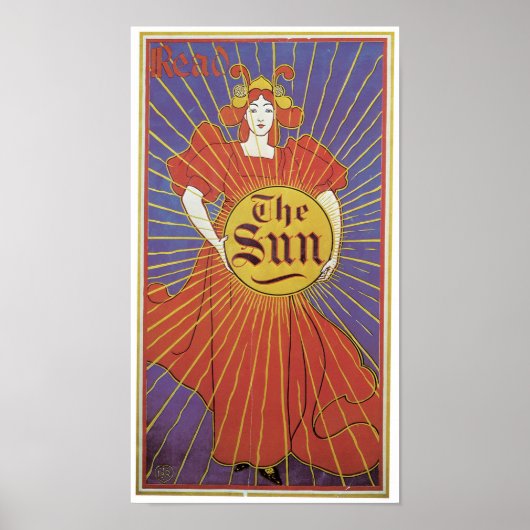 Lesen Sie die Sonne Poster (Vorne)