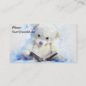 Lesen Sie die Teddy Bear Business Card Visitenkarte (Rückseite)
