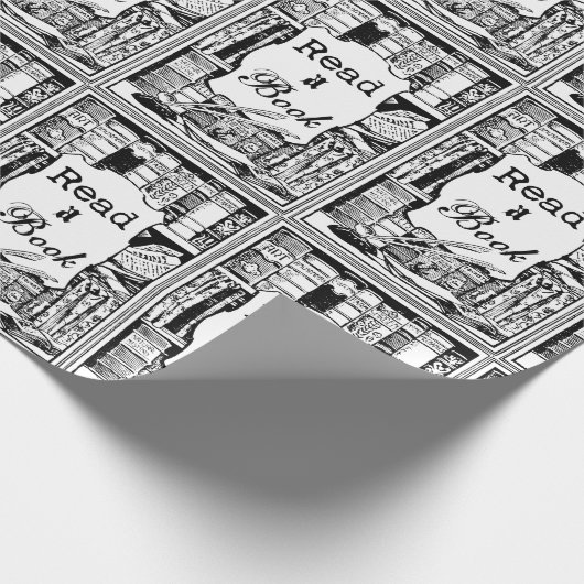 Lesen Sie ein Buch Geschenkpapier (Ecke)