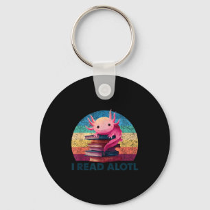 Lesen Sie ein 'lotl Axolotl Buchliebhaber Biblioth Schlüsselanhänger