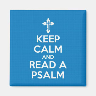 Lesen Sie ein Psalm Magnet