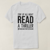 Lesen Sie ein Thriller Dustin Stevens Shirt (Design vorne)