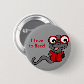 Lesen Sie einen Buch-Monat: I Liebe-Ablesen Button (Vorne & Hinten)