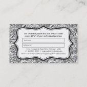 Lesen Sie einen Freund Beauty-oder Mode-Pisley mon Visitenkarte (Rückseite)