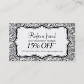 Lesen Sie einen Freund Beauty-oder Mode-Pisley mon Visitenkarte (Vorderseite)