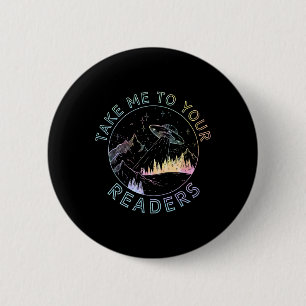 Lesen Sie Englischlehrer Bibliothek Alien Space T Button