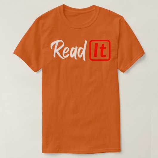 Lesen Sie es T-Shirt (Design vorne)