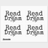 Lesen Sie Hard Dream Dirty Sticker (Blatt)