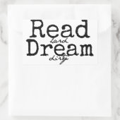 Lesen Sie Hard Dream Dirty Sticker (Tasche)