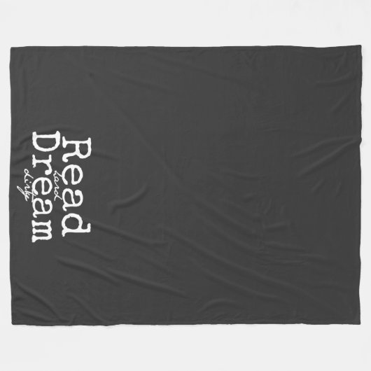 Lesen Sie harte schmutzige Fleece-Traumdecke Fleecedecke (Vorderseite (Horizontal))