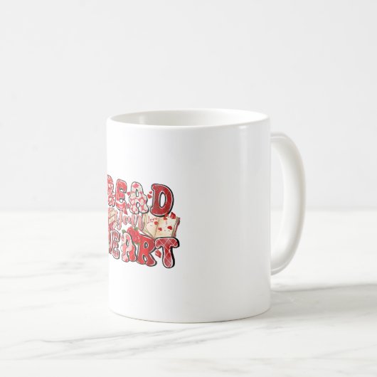 Lesen Sie Ihr Herz Kaffeetasse (VorderseiteRechts)