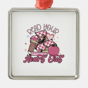 Lesen Sie Ihren Lehrer für das Herz Ornament Aus Metall