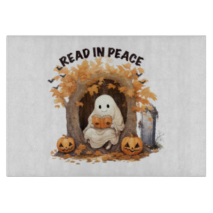 Lesen Sie in Peace Boo Ghost Schneidebrett