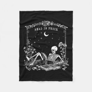 Lesen Sie in Peace Spooky Lehrer Skeleton Trick le Fleecedecke