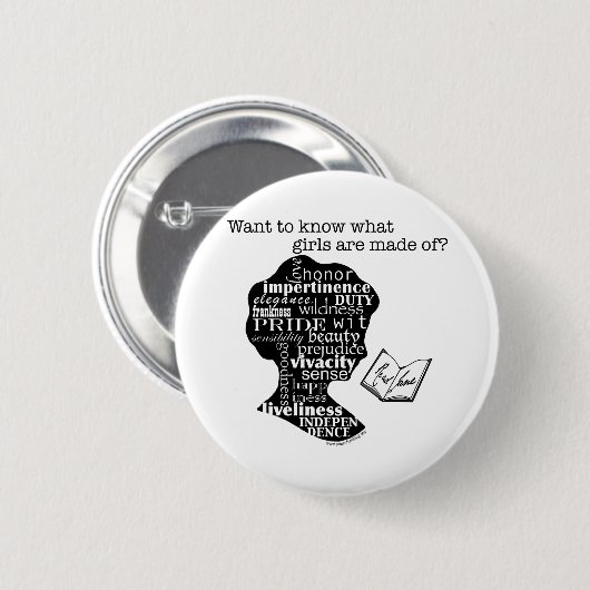 Lesen Sie Jane Austen Button (Vorne & Hinten)