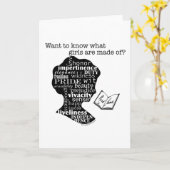 Lesen Sie Jane Austen-Karte Karte (Gelbe Blume)