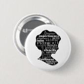 Lesen Sie Jane Austen-Miniatur Button (Vorne & Hinten)