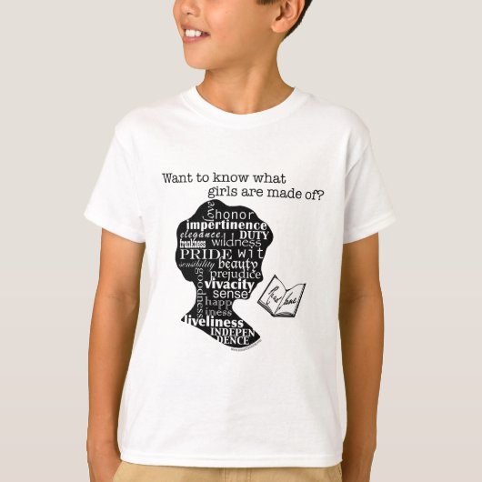 Lesen Sie Jane Austen T-Shirt (Vorderseite)