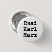 Lesen Sie Karl Marx Button (Vorne & Hinten)