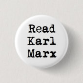 Lesen Sie Karl Marx Button (Vorderseite)
