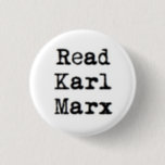 Lesen Sie Karl Marx Button<br><div class="desc">Lesen Sie Karl- Marxknopf-Abzeichen/-Button.</div>