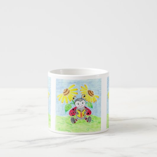 Lesen Sie ladybug espresso Tasse (Vorderseite)