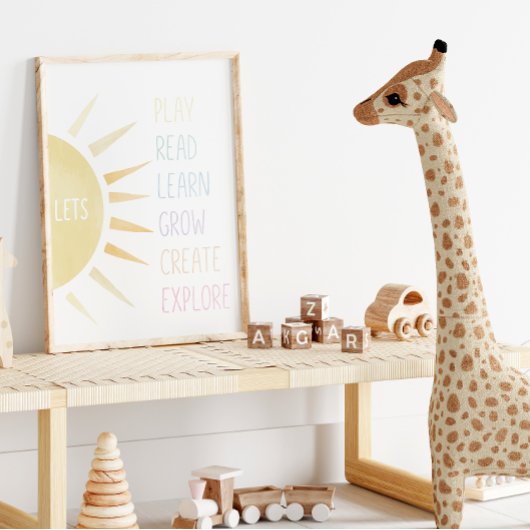 Lesen Sie lernen Groove Create Explor Poster